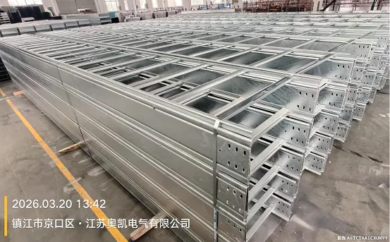Okey Electric's High-Quality Cable Trays Safeguard Green Building Project, Demonstrating "Hardcore" Product Strength in the New Energy Sector