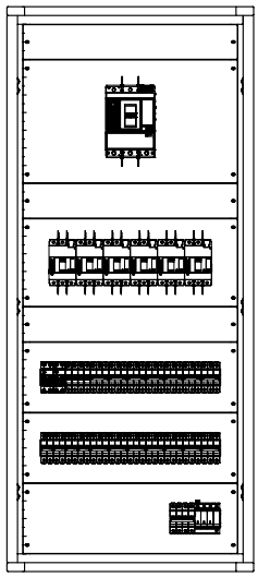 MDrail-E Low Voltage Distribution Panel