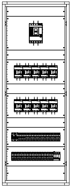 MDrail-E Low Voltage Distribution Panel
