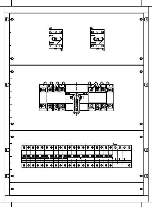 MDrail-E Low Voltage Distribution Panel